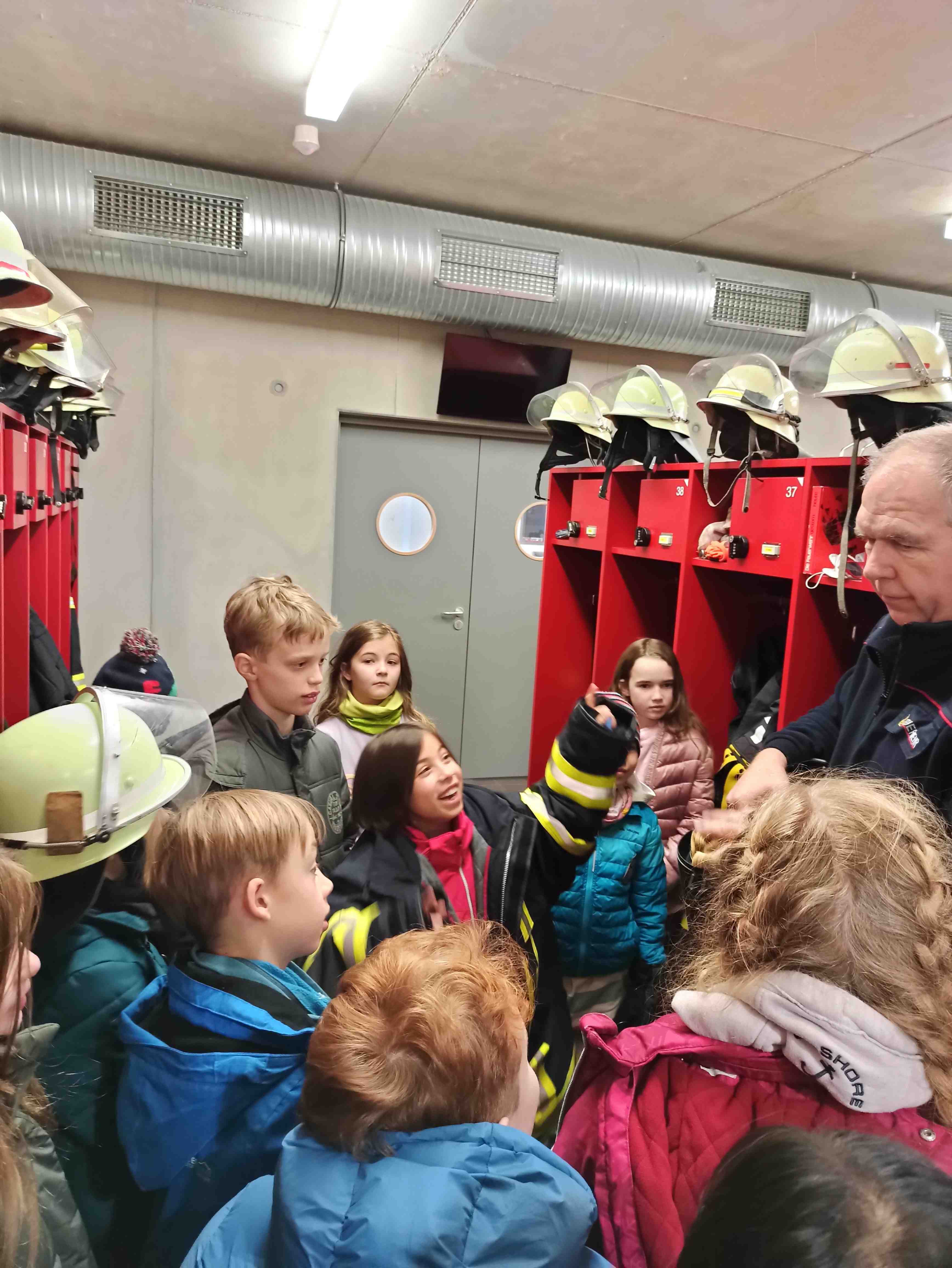 Besuch bei der Feuerwehr